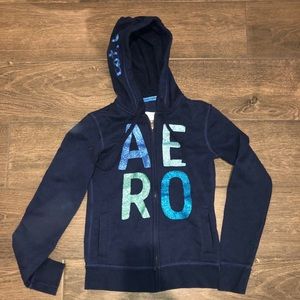 Aeropostale zip up hoodie size small